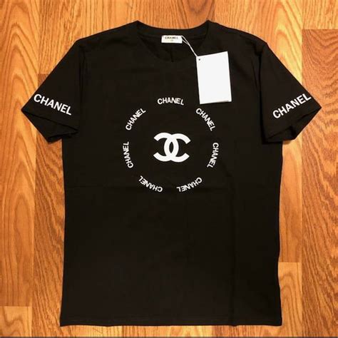 authentic chanel t shirts|authentic chanel clothing label.